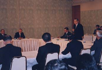 吉村長野県知事と経済４団体の会長との懇談会